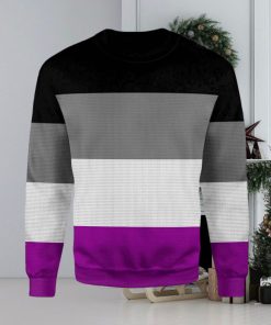 Asexual Pride Flag Ugly Christmas Sweater