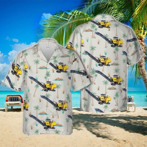 Asphalt Milling Machine Hawaiian Shirt Gift For Fans