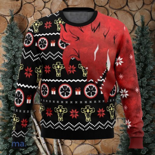 Asta Demon Black Clover Xmas Ugly Christmas Sweater Christmas Gift For Men And Women