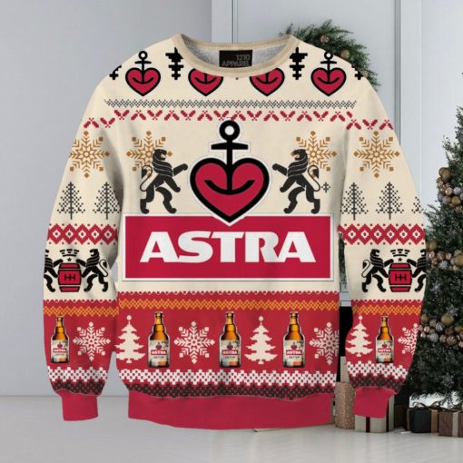 Astra Beer Ugly Christmas Sweater