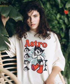 Astro Boy Heads Boyfriend Fit Girls T Shirt