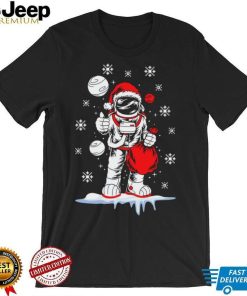 Astronaut Santa Funny Christmas Santa Claus Astronaut Delivering Gifts