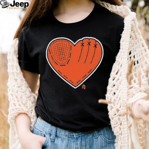 Athlete Logos Glove Heart Shirt