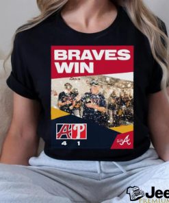 Atlanta Braves 4 1 Phillies Sep 13, 2023 NL East Final Score Shirt