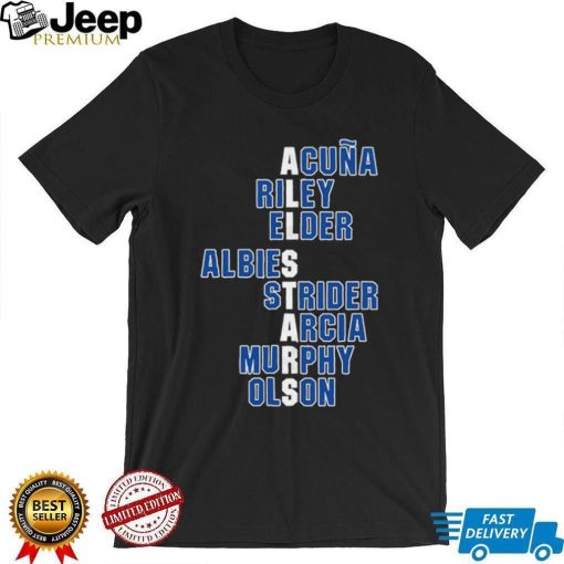 Atlanta Braves All Stars Team Name shirt