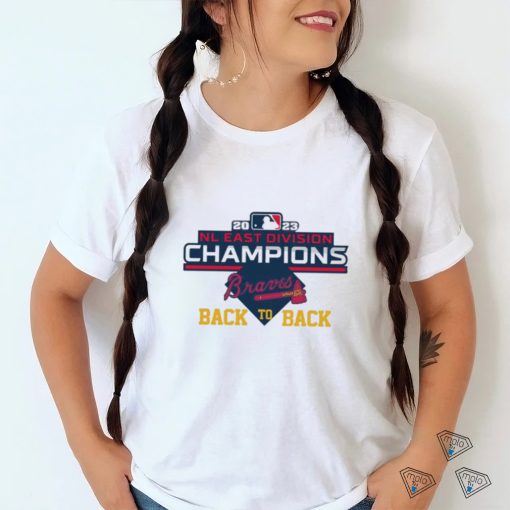 Atlanta Braves Back To Back 2022 2023 NL East Division Champions T Shirt