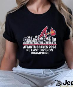 Atlanta Braves City Players Names 2023 NL Division Champions Shirt