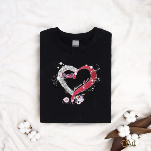 Atlanta Braves Heart Diamonds Go Braves Shirt