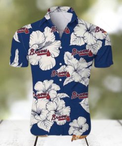 Atlanta Braves MLB Hawaiian Shirt 3D Tropical Floral Pattern Beach Lovers Gift