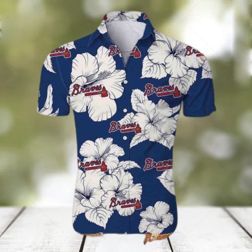 Atlanta Braves MLB Hawaiian Shirt 3D Tropical Floral Pattern Beach Lovers Gift