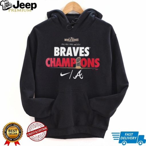 Atlanta Braves Nike 2021 World Series Champions Celebration T Shirt