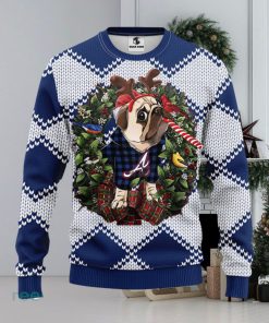 Atlanta Braves Pub Dog Christmas Ugly Sweater