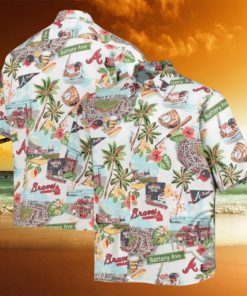 Atlanta Braves Reyn Spooner Scenic Hawaiian Shirt