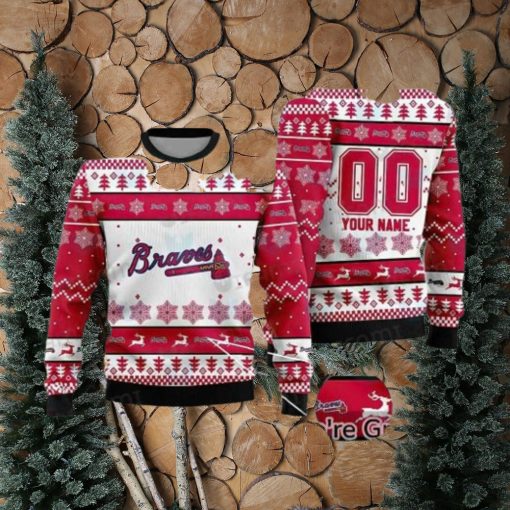 Atlanta Braves Ugly Sweater Custom Unique Atlanta Braves Gifts