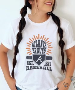 Atlanta Braves Youth Sun Burst T Shirt