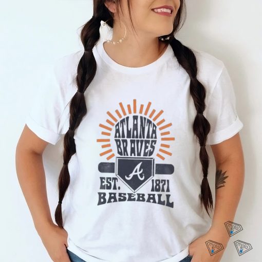 Atlanta Braves Youth Sun Burst T Shirt