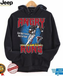 Atlanta Falcons Angry Runs Player Graphic Tri Blend T Shirt