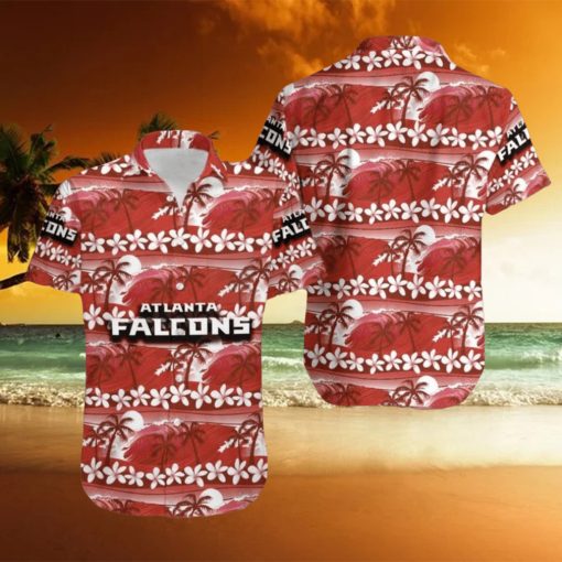 Atlanta Falcons Coconut Tree Pattern Hawaiian Shirt For Men Women