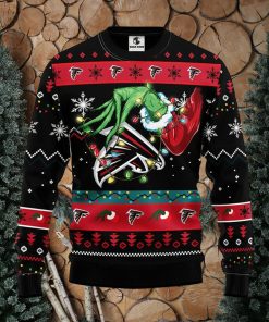 Atlanta Falcons Grinch Christmas Ugly Sweater