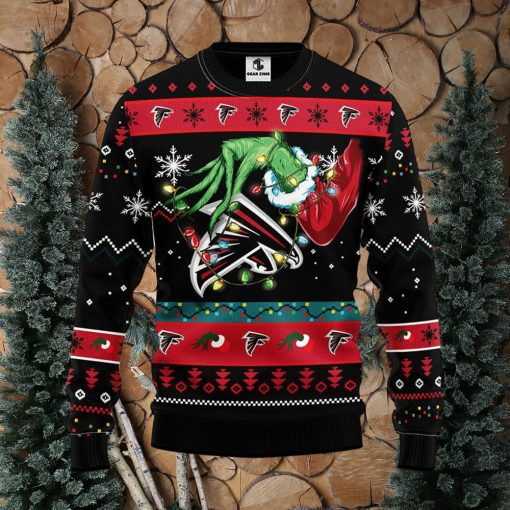 Atlanta Falcons Grinch Christmas Ugly Sweater