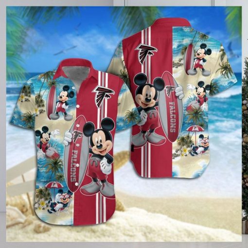 Atlanta Falcons Mickey Mouse Hawaiian Shirt