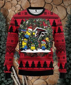 Atlanta Falcons Minion Christmas Ugly Sweater