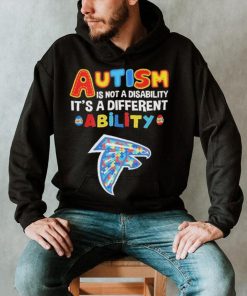 Atlanta Falcons NFL Autism Is Not A Disability 2024 Shirt