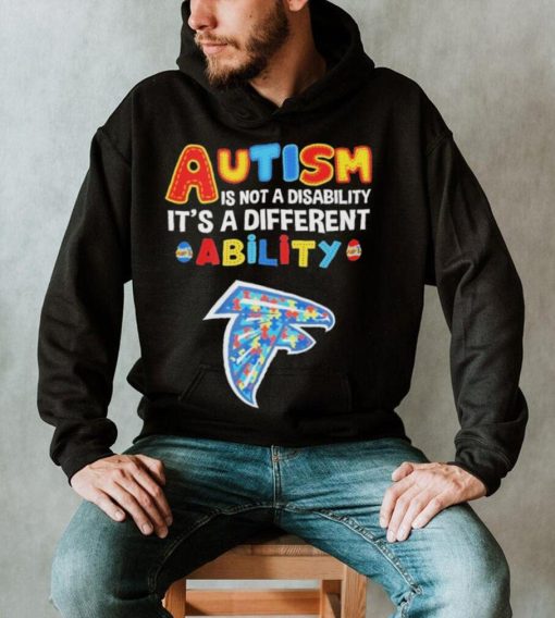 Atlanta Falcons NFL Autism Is Not A Disability 2024 Shirt