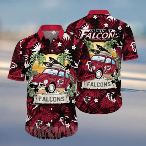 Atlanta Falcons NFL Floral Full Printed Hawaiian Shirt