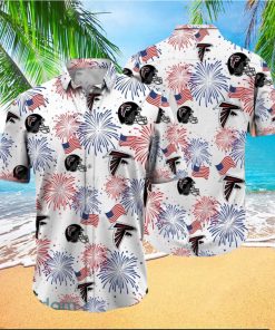 Atlanta Falcons NFL Happy 4th Of July USA Tropical Hawaiian Shirt