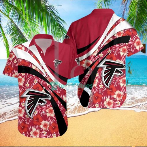 Atlanta Falcons NFL Hibiscus Tropical Flower Hawaiian Shirt