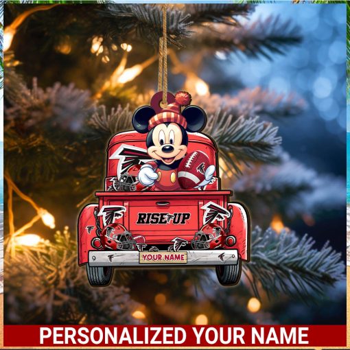 Atlanta Falcons NFL Mickey Ornament Personalized Your Name SP12102332ID05