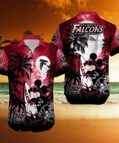 Atlanta Falcons NFL Team Logo Baby Yoda Hawaiian Shirt
