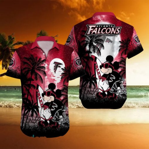 Atlanta Falcons NFL Team Logo Baby Yoda Hawaiian Shirt