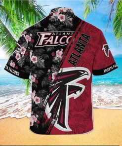 Atlanta Falcons NFL x Mickey Mouse Tropical Pattern Hawaiian Shirt