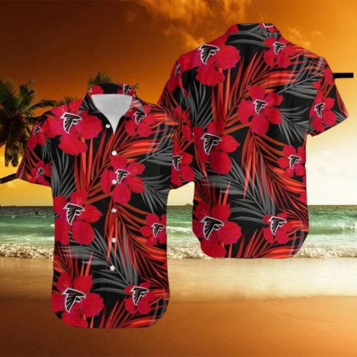 Atlanta Falcons New Design 3D Flower Hawaiian Shirt For Men Women