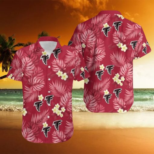 Atlanta Falcons New Style 3D Flower Hawaiian Shirt For Men Women