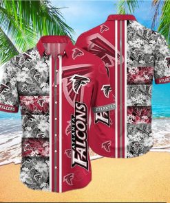 Atlanta Falcons Nfl Graphic Tropical Patterns Hawaiian Shirt 3D Printed Beach Shirt Summer Best Gift For Fans – Family Gift Ideas That Everyone Will Enjoy