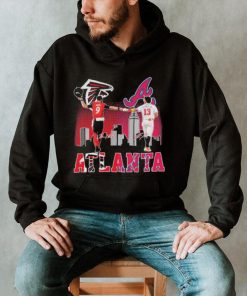 Atlanta Falcons Ridder And Braves Acuna Jr City Champions signatures Shirt