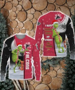 Atlanta Falcons Tree Beach New Trends 3D Sweater Christmas For Fans Gift