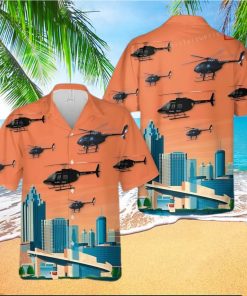 Atlanta Police Helicopter Hawaiian Shirt Outfit