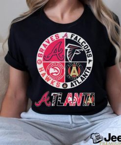 Atlanta United Fc And Hawks Atlanta Sports Teams Logo Shirt