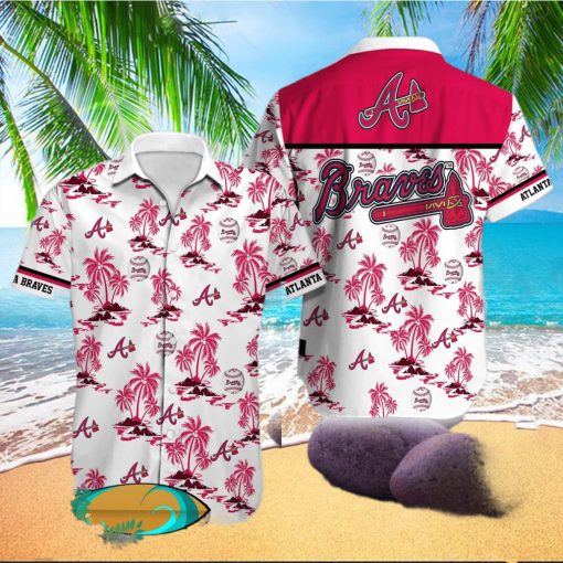 Atlanta braves MLB Summer 3D Hawaiian Shirt Gift For Men And Women Fans hawaiian shirt