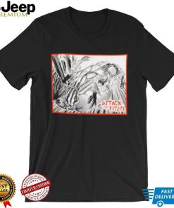 Attack on titan punch manga panel shirt