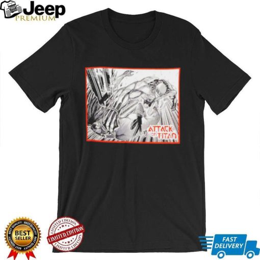 Attack on titan punch manga panel shirt