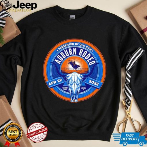 Auburn Rodeo presented Sistrunk Farms 2023 logo shirt