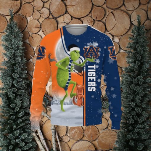 Auburn Tigers Fans Grinch Lover Men And Women Ugly Christmas Sweater Christmas Gift Ideas