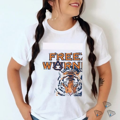 Auburn Tigers Freeze War Eagle College Football Auburn Hugh Freeze Warning Shirt