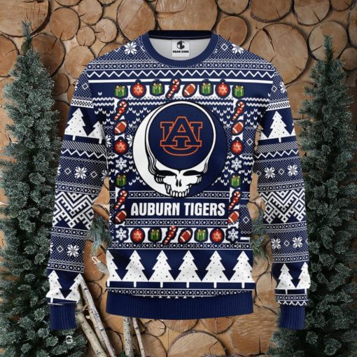 Auburn Tigers Grateful Dead Ugly Christmas Sweater Sport Christmas Gift Ideas