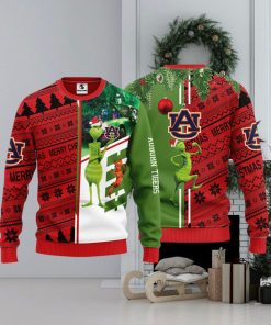 Auburn Tigers Grinch & Scooby doo Christmas Ugly Sweater 1